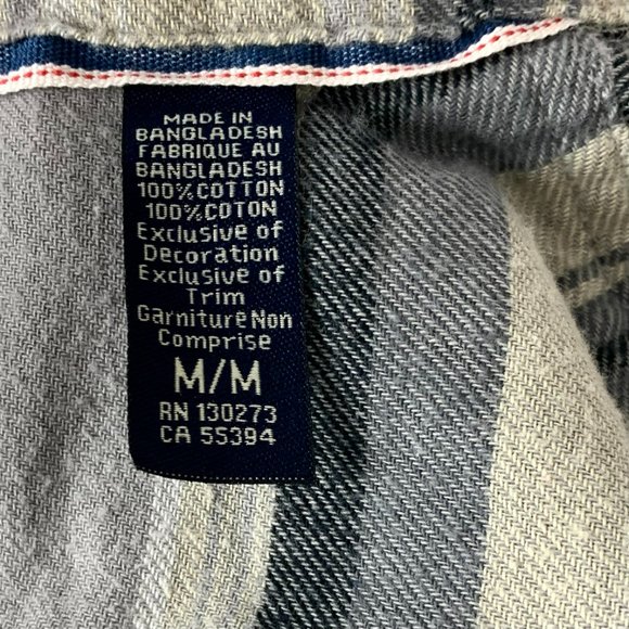 2/$25 - WRANGLER Long Sleeve Striped Buttoned Blouse - Picture 7 of 7